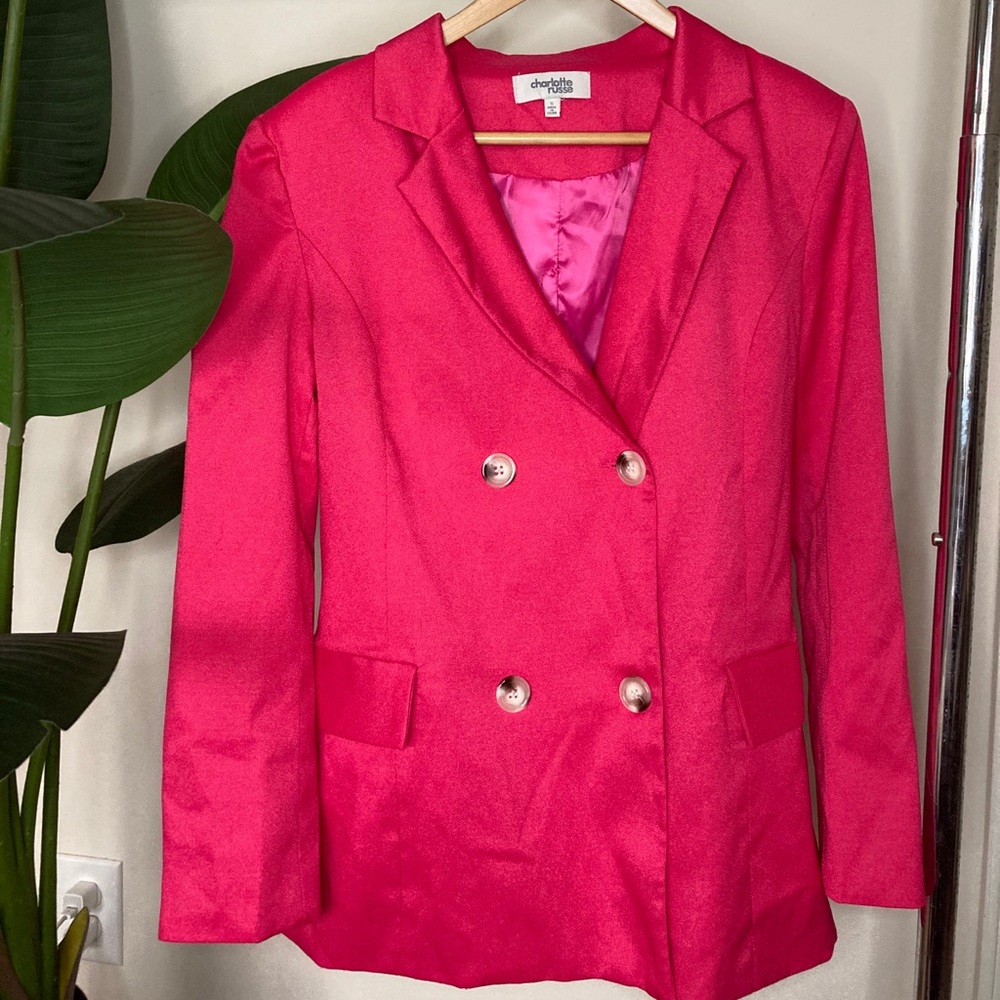 Charlotte Russe Hot Pink Blazer
